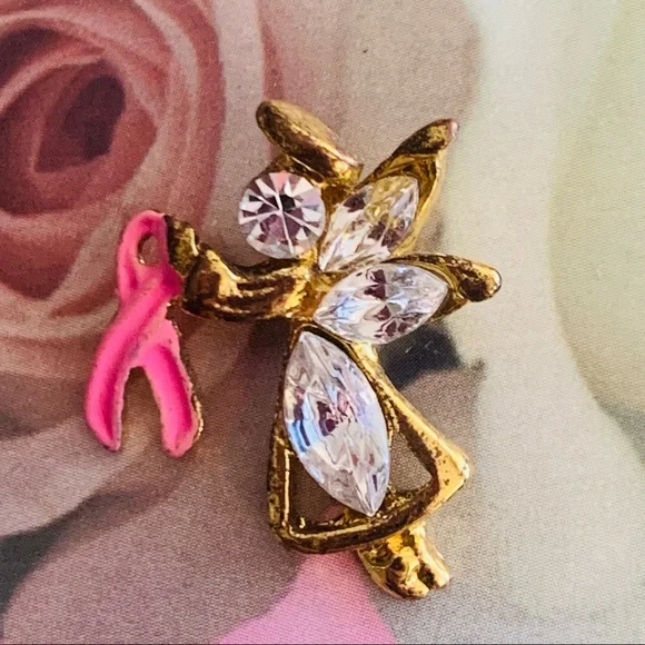 🎗️🆕 Thoughtful Little Angels Protecteur Du Cancer Du Sein - Picture 2 of 4